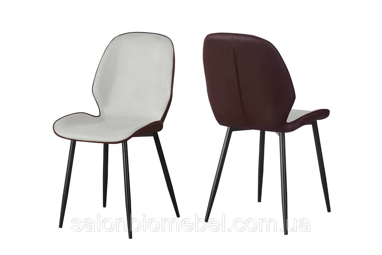 Стілець Аякс (чорний/бежевий), фото 1