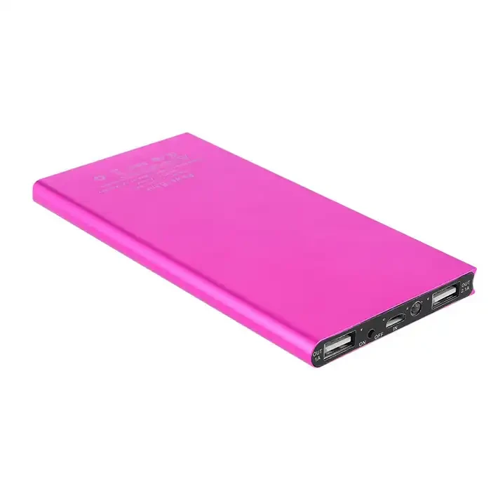 УМБ Power Bank 20000 mAh із ліхтариком LVR 018 (Pink)-LВR