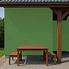 Кольорова Фасадна Силіконова Фарба «Силіконфасад» SkyLine 4040-G30Y (C) Тисан 1л, фото 4