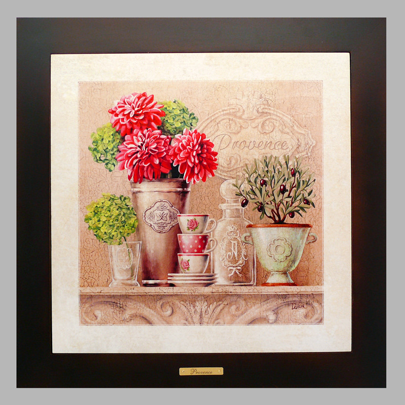 Панно настінне Прованс. Піони, 41х41, 33х33 см 262-1801B, фото 1