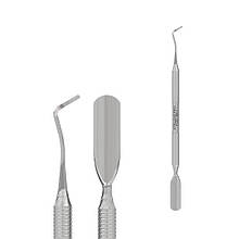 Подологічна двостороння лопатка Staleks Pro Podo 20 Type 1 (кюретка та пушер округлий широкий)