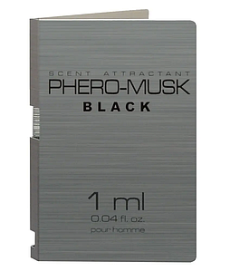 Духи з пахучими феромонами для чоловіків PHERO-MUSK BLACK, 1 мл
