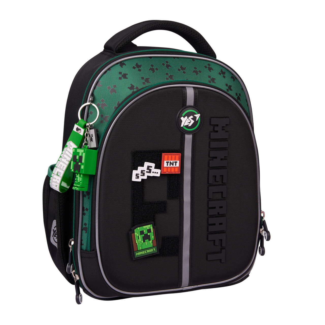 Рюкзак шкільний напівкаркасний YES S-109 Minecraft Team 37 x 26 x 13 см, 115-130 см