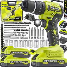 Шуруповерт акумуляторний TOOLME TM-030