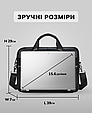 Чоловіча сумка для ноутбука й документів чорна SK N8256 _ bags25, фото 4