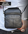 Чоловіча чорна сумка-барсетка з натуральної шкіри Tiding Bag M2237A _ bags25, фото 3