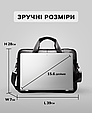 Шкіряна чоловіча сумка для ноутбука і документів чорна Tiding Bag 143412 _ bags25, фото 4