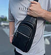 Чоловіча сумка-слінг шкіряна крос боді чорна Tiding Bag A25F-5060A _ bags25, фото 10