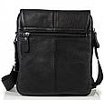 Шкіряна чоловіча чорна сумка через плече м'яка BEXHILL TD-21334A _ bags25, фото 8
