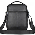 Чоловіча шкіряна сумка-месенджер через плече Tiding Bag A25-3278A Чорна _ bags25, фото 10