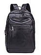 Шкіряний чоловічий рюкзак для ноутбука та поїздок чорний Tiding Bag D3-93438 _ bags25, фото 4