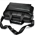 Чоловіча шкіряна сумка для ноутбука та документів чорна Tiding Bag RD-23134 _ bags25, фото 7