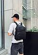 Чоловічий міський шкіряний рюкзак чорний Tiding Bag 60320 _ bags25, фото 6