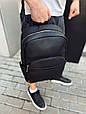 Чоловічий міський шкіряний рюкзак чорний Tiding Bag 60320 _ bags25, фото 9