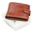 Чоловічий портмоне з натуральної шкіри ST Leather B104 Коричневий _ bags25, фото 2