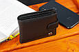 Класичне чоловіче портмоне з натуральної шкіри ST Leather ST102 Чорний _ bags25, фото 10