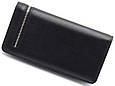 Чорний багатофункціональний чоловічий гаманець з натуральної шкіри МС291 _ bags25, фото 3