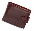 Коричневе чоловіче портмоне на кнопці з натуральної шкіри Marco Coverna B047-802 _ bags25, фото 3
