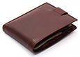 Коричневе чоловіче портмоне на кнопці з натуральної шкіри Marco Coverna B047-802 _ bags25, фото 4