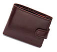 Коричневе чоловіче портмоне на кнопці з натуральної шкіри Marco Coverna B047-801 _ bags25, фото 3