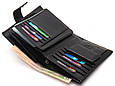 Чорне чоловіче портмоне з натуральної шкіри з відділенням під автодокументи Marco Coverna MC-2090H-1 _ bags25, фото 5