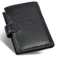 Чорний чоловічий гаманець вертикального типу з натуральної шкіри під документи Marco Coverna MC-5176-1 _ bags25, фото 2