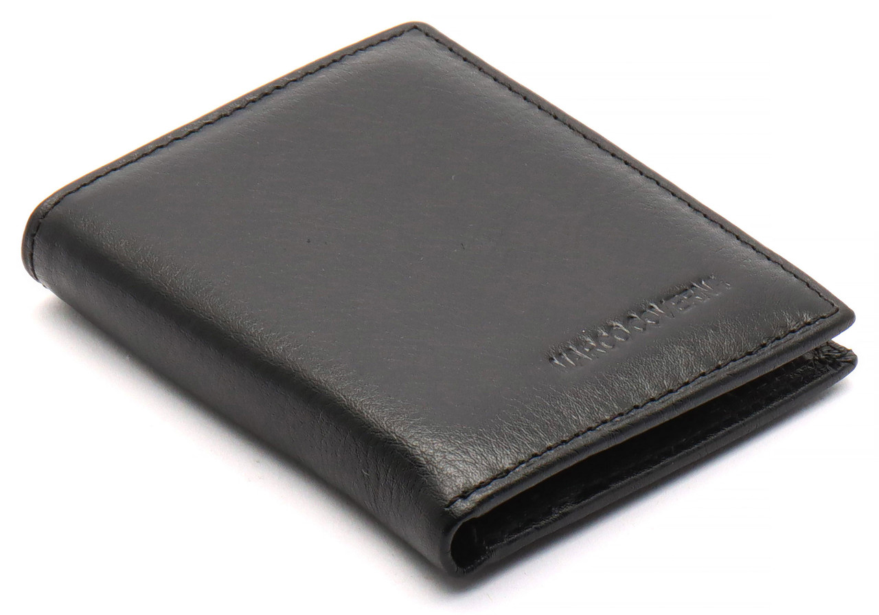 Чорне маленьке портмоне на магніті з затискачем MARCO COVERNA MC-101Н-1 _ bags25, фото 1