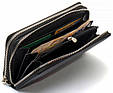 Чорний чоловічий гаманець-клатч на дві блискавки з натуральної шкіри Marco Coverna MC-801 _ bags25, фото 6