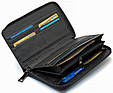 Чорний гаманець-клатч з блоком під картки під однією блискавкою з натуральної шкіри Marco Coverna МС-5901Q _ bags25, фото 5