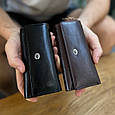 Чорна ключниця з натуральної шкіри із відділенням для грошей ST Leather B416 _ bags25, фото 6