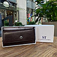 Чорна ключниця з натуральної шкіри із відділенням для грошей ST Leather B416 _ bags25, фото 7