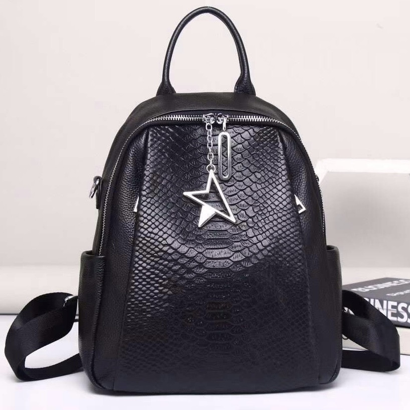 Стильний жіночий рюкзак шкіряний міський з ременцем 3551 _ bags25, фото 1