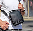 Чоловіча шкіряна сумка-барсетка через плече з ручкою TD-22011 _ bags25, фото 2