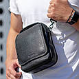 Чоловіча шкіряна сумка-барсетка через плече з ручкою TD-22011 _ bags25, фото 3