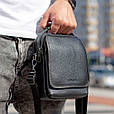 Чоловіча шкіряна сумка-барсетка через плече з ручкою TD-22011 _ bags25, фото 4