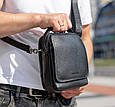 Чоловіча шкіряна сумка-барсетка через плече з ручкою TD-22011 _ bags25, фото 8