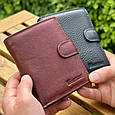 Чоловічий шкіряний гаманець люкс, чоловіче портмоне натуральна шкіра HORTON 301B _ bags25, фото 10