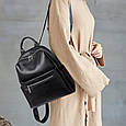 Жіночий шкіряний рюкзак жіноча сумка трансформер 23941 _ bags25, фото 6