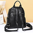 Жіночий шкіряний рюкзак жіноча сумка трансформер 23941 _ bags25, фото 9