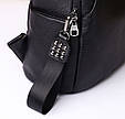 Жіночий класичний шкіряний рюкзак чорний міського типу 85378 _ bags25, фото 6