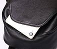 Жіночий класичний шкіряний рюкзак чорний міського типу 85378 _ bags25, фото 8