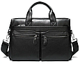 Чоловіча сумка для ноутбука й документів чорна SK N76955 _ bags25, фото 2