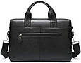 Чоловіча сумка для ноутбука й документів чорна SK N76955 _ bags25, фото 8