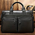 Чоловіча сумка для ноутбука й документів чорна SK N76955 _ bags25, фото 10