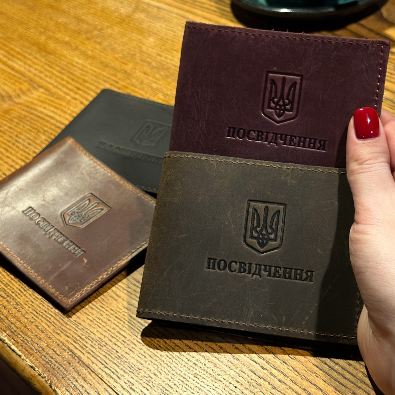 Посвідчення учасника бойових дій чотири кольори 2727 _ bags25, фото 1