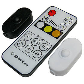 Дімер CCT 5-12V 4A на кабель, пульт RF 13 кнопок