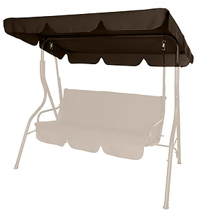 Дашок для садових гойдалок коричневий Бонро 170x110 см тент для даху садової гойдалки міцний