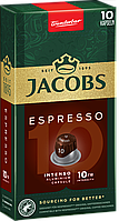 Кава в капсулах Nespresso Jacobs Espresso 10 Intenso 10 шт Неспресо Якобс