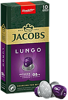 Кава в капсулах Nespresso Jacobs Lungo 8 Intenso 10 шт Неспресо Якобс