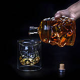 Графин для алкоголю RESTEQ у формі шолома штурмовика із Зоряних Воєн — оригінальний графин Star Wars, фото 2